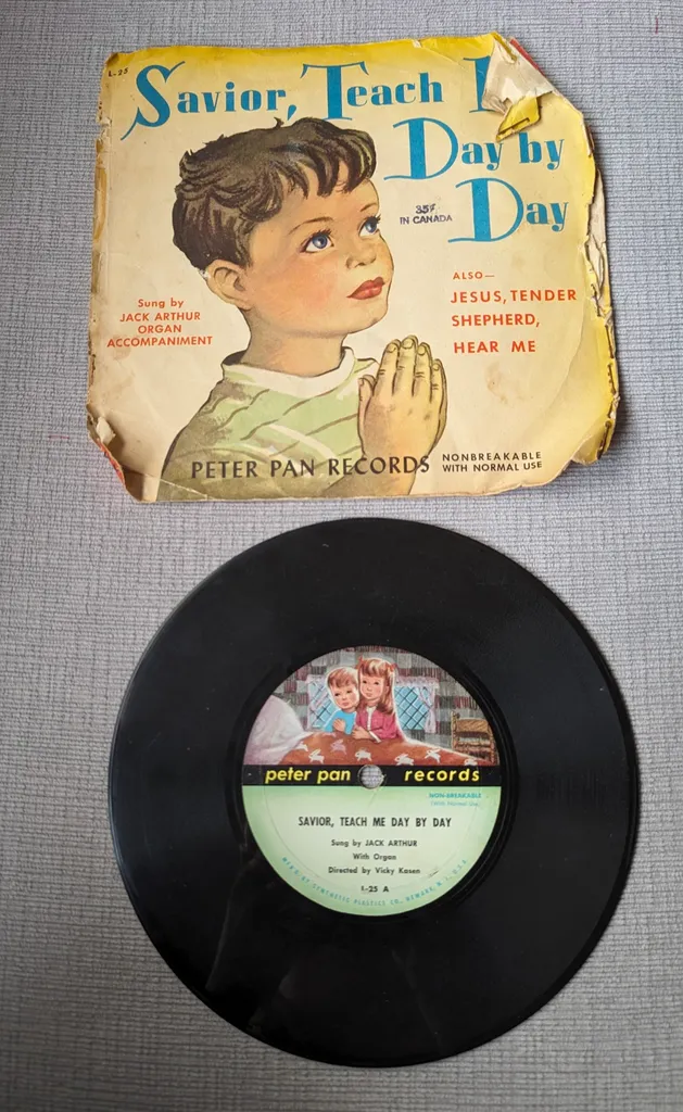 Vintage Vinyl Record - 'Savior, Teach Me Day By Day' photo 1