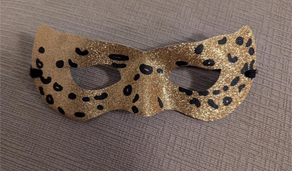 Brand New Leopard Print Costume Mask photo 1
