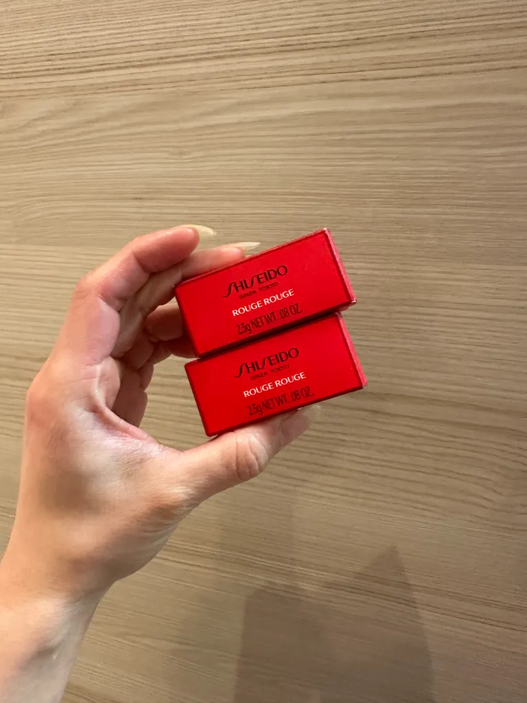 NEW Shiseido Rouge Rouge Desert Quartz Lipstick Minis photo 1