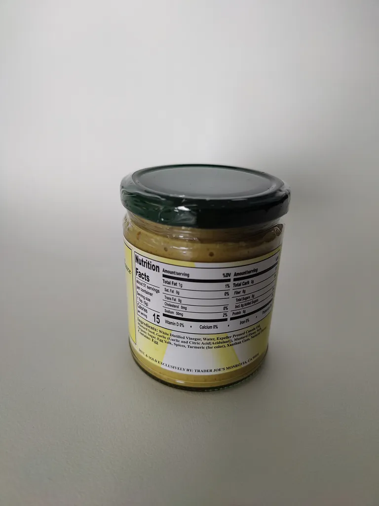 Pending BN Trader Joe's Garlic Aioli Mustard Sauce  photo 1