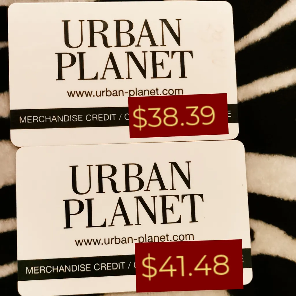Urban planet store credit GCs photo 1