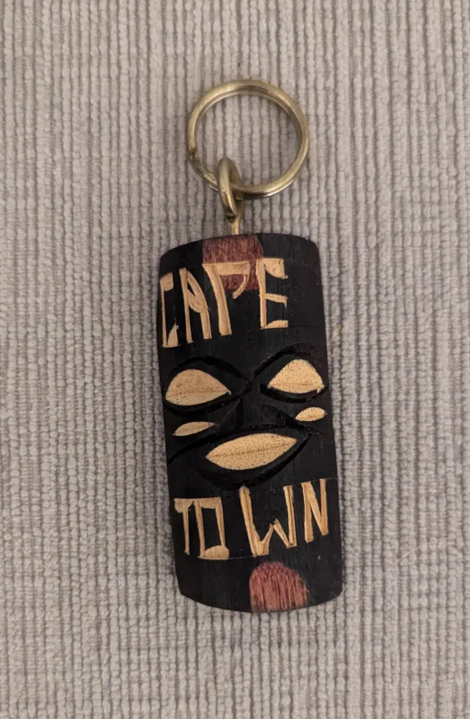 Cape Town Wooden Keychain photo 1