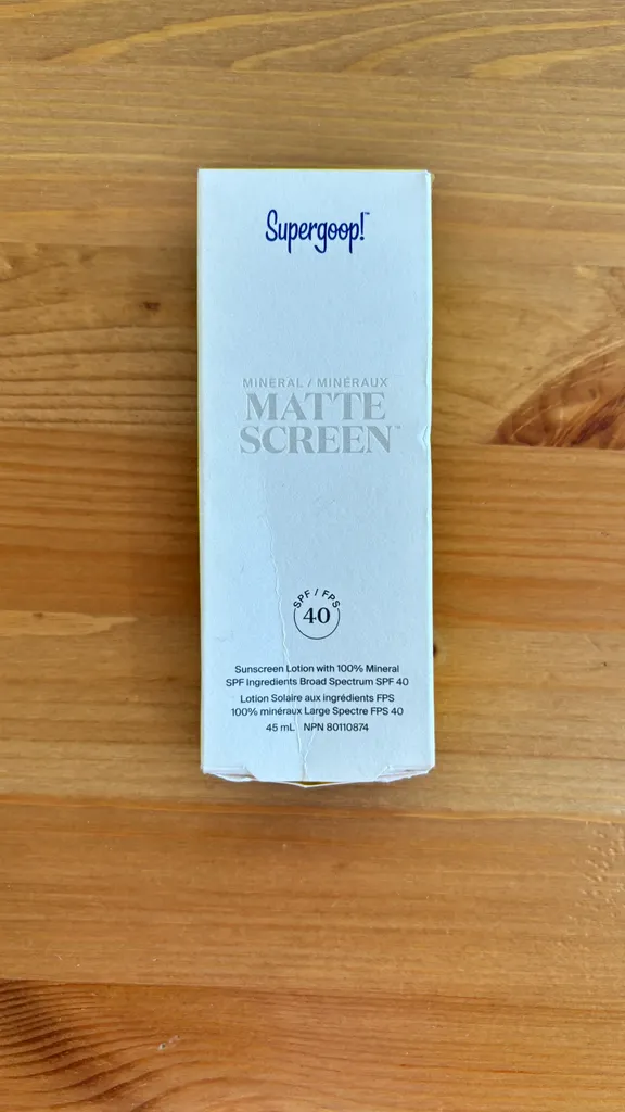Unused Supergoop Matte Sunscreen photo 1