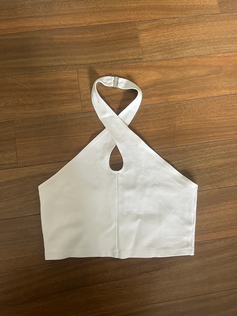 Aritzia Halter Crop Top photo 1