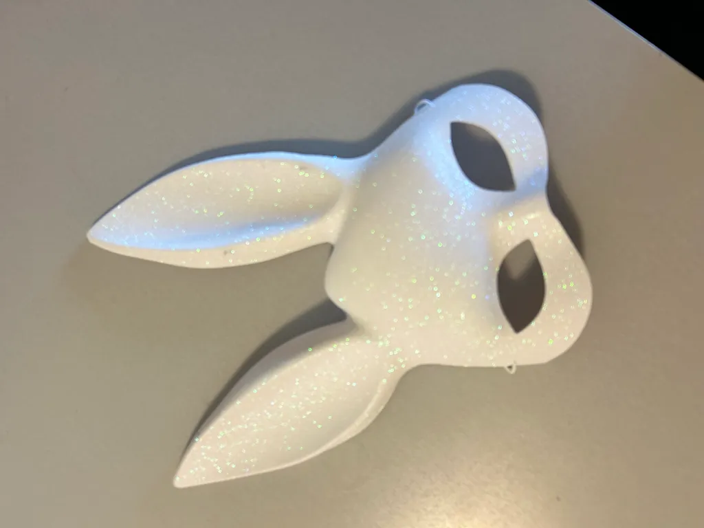 Glitter Rabbit Mask  photo 1