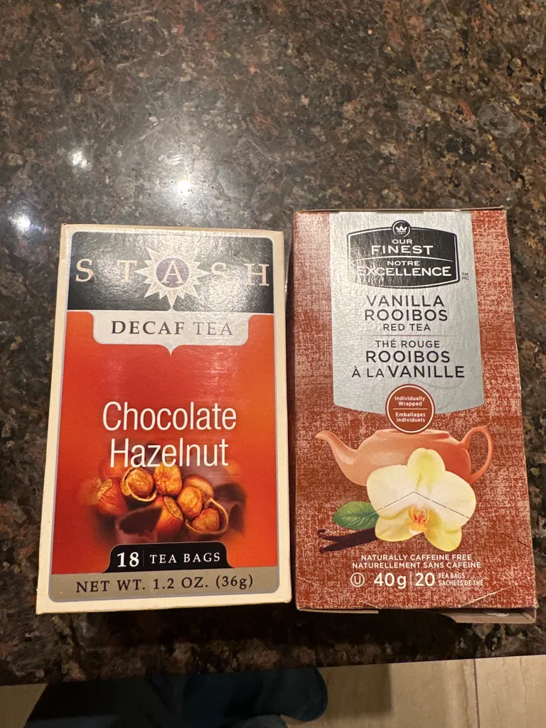 Pending - Vanilla Rooibos and Chocolate Hazelnut Tea photo 1