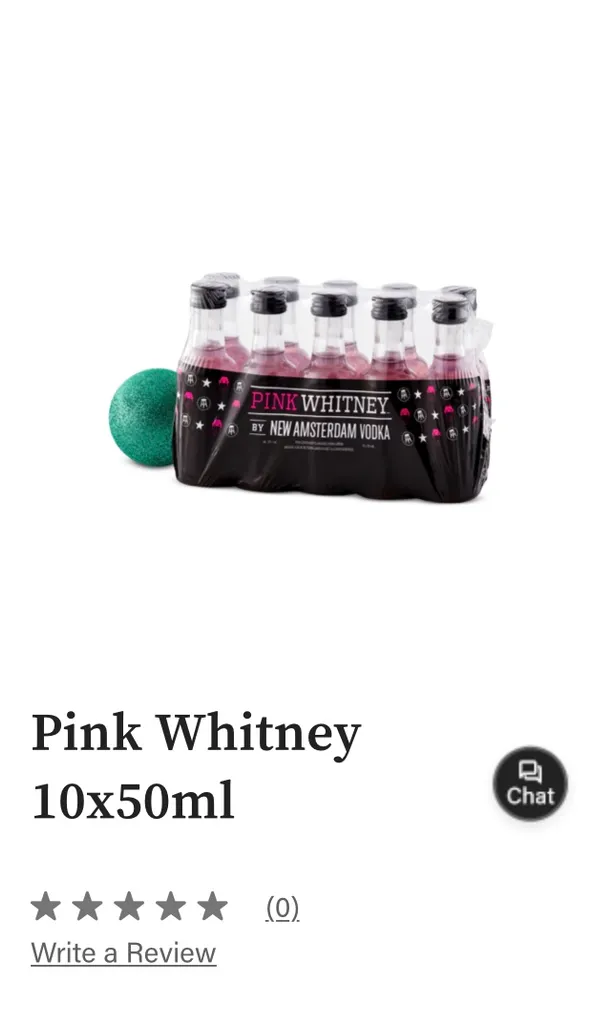 Pink Whitney • 10 x 50 ml  photo 1