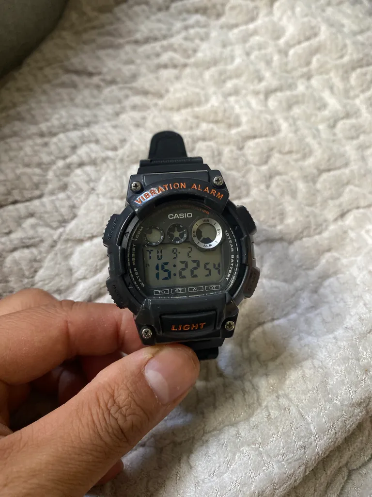 Casio Men's W735H-8AVCF Super Illuminator Black Watch photo 1