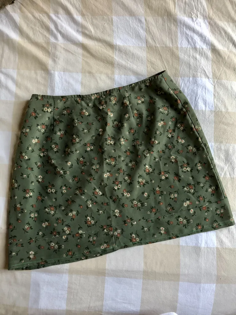 Flowered Mini Skirt photo 1