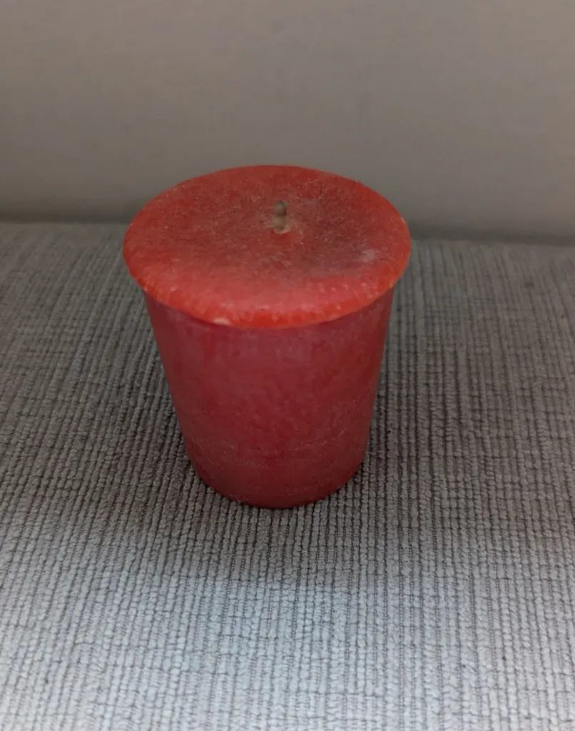 Red Votive Candle photo 1