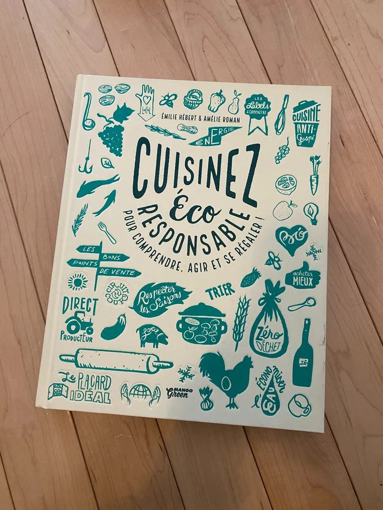 Livre de recettes écoresponsables photo 1