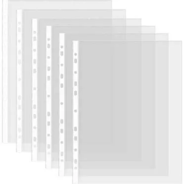 ISO 📌 3-Ring Binders + Plastic Sleeves photo 1