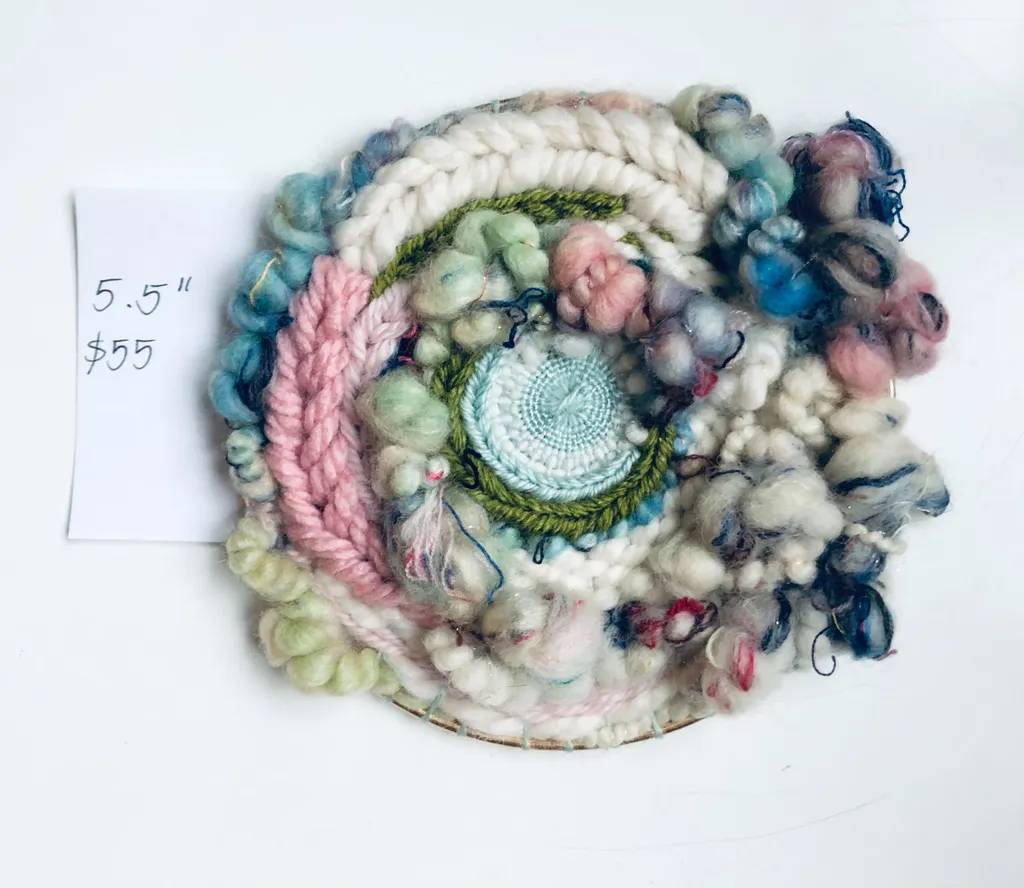 Handwoven circular wall hangings photo 1