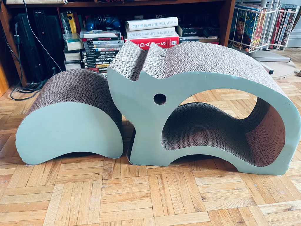 Two piece rhino cat scratcher  photo 1