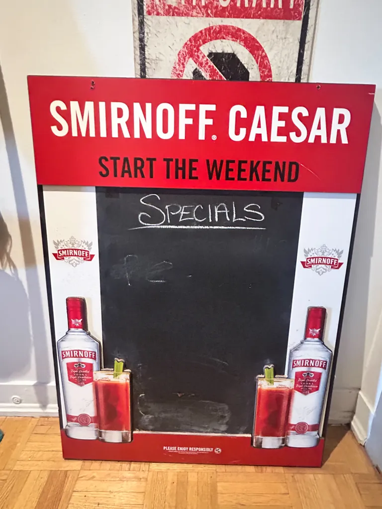 Smirnoff Chalk Board  photo 1