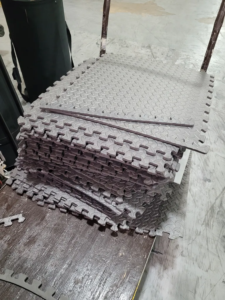 Square carpet foam tiles (40) photo 1