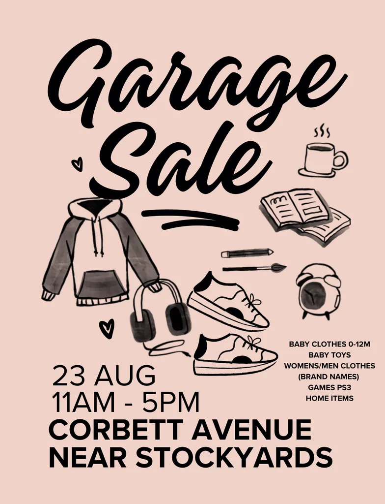 YARD SALE AUG 23rd 11-5pm - Corbett Ave photo 1