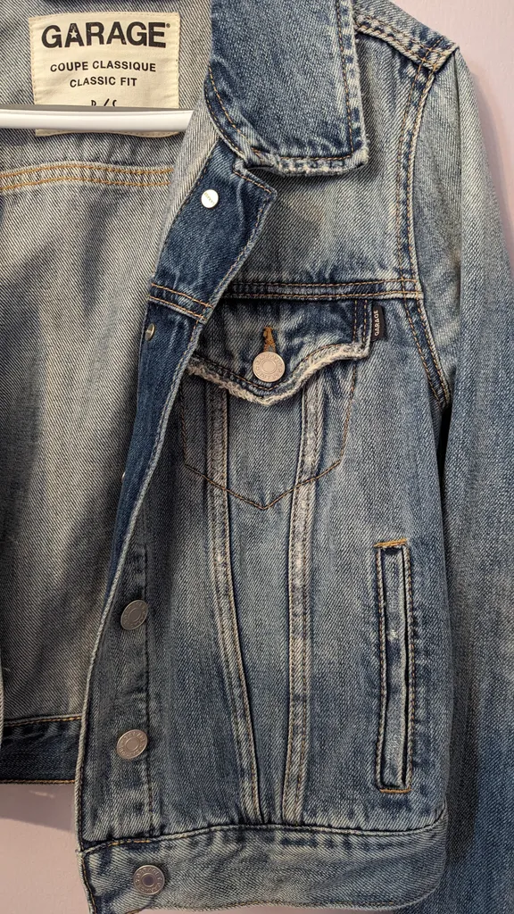 Women's small Garage jean jacket  photo 1