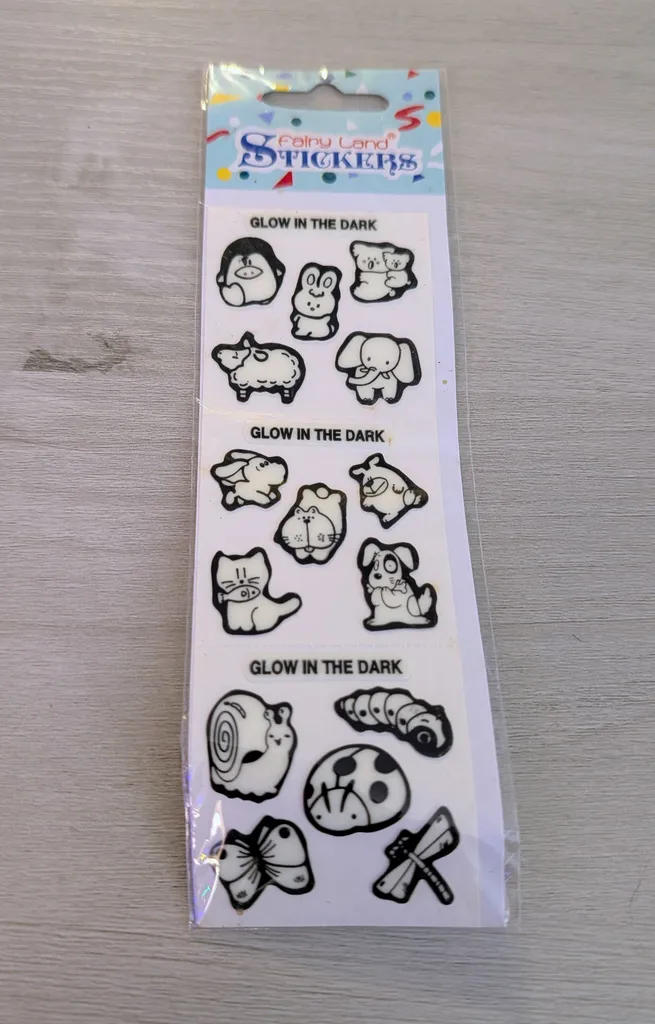 Brand New in Package Fairy Land Glow In The Dark Stickers photo 1