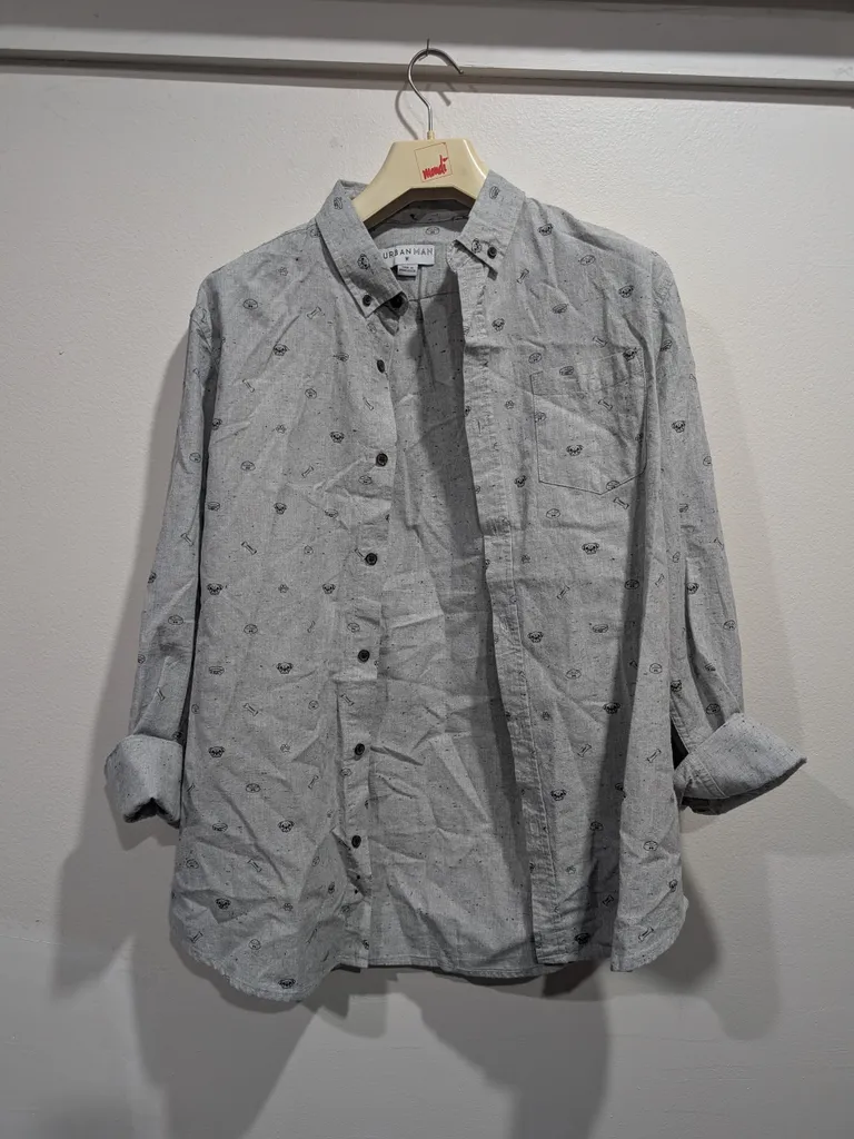 Dog button up shirt photo 1