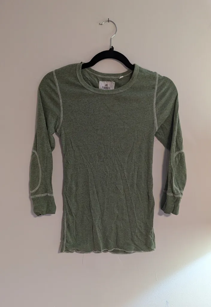 Energie Green Long Sleeve Shirt Size XL photo 1