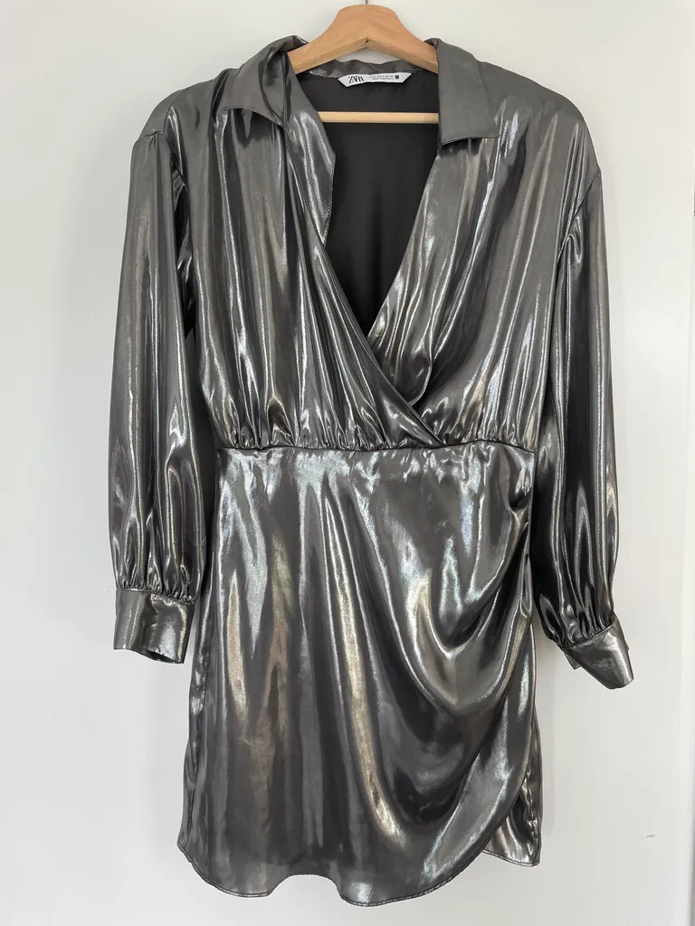 Silver dress photo 1