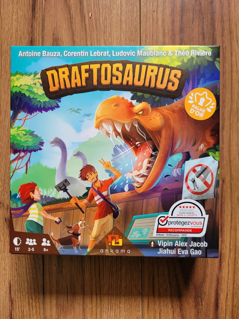 Draftosaurus board game - signed photo 1