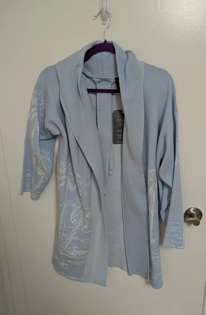 Brand New with Tags Surf Print Cardigan - Women's Small/Medium photo 1