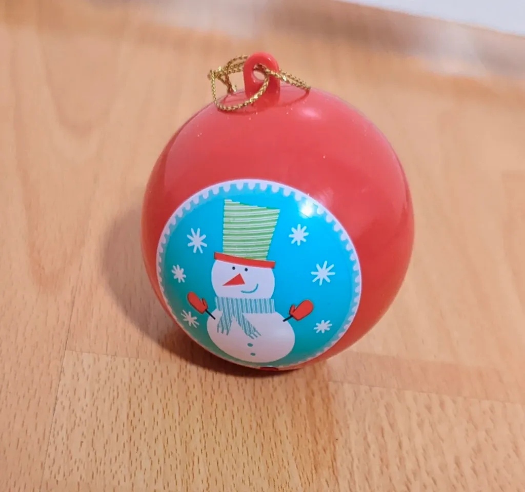 Christmas Snowman Ornament photo 1