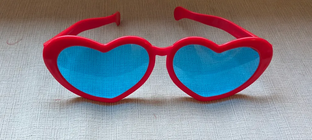 Large Heart Sunglasses (Clown Size) photo 1