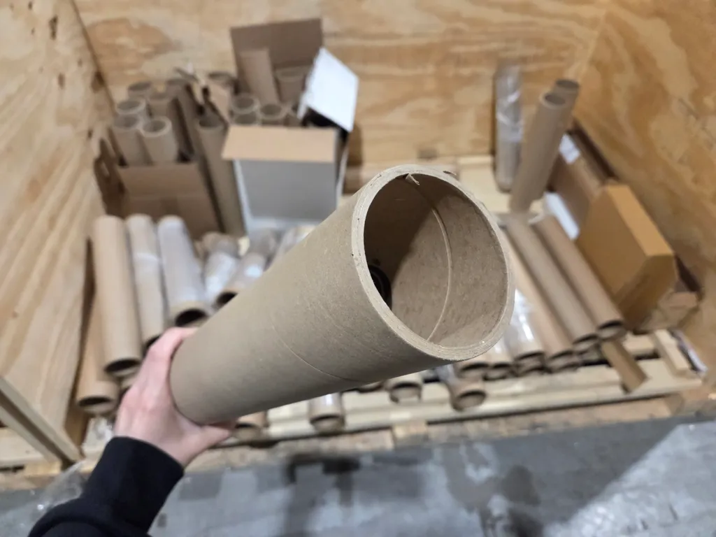 Free cardboard and plastic tubes photo 1