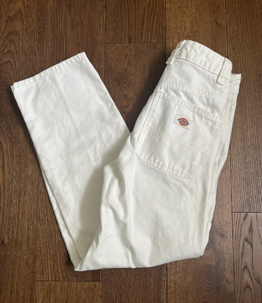 Dickies White Carpenter Pants photo 1