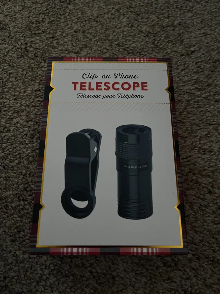 New clip on phone telescope photo 1