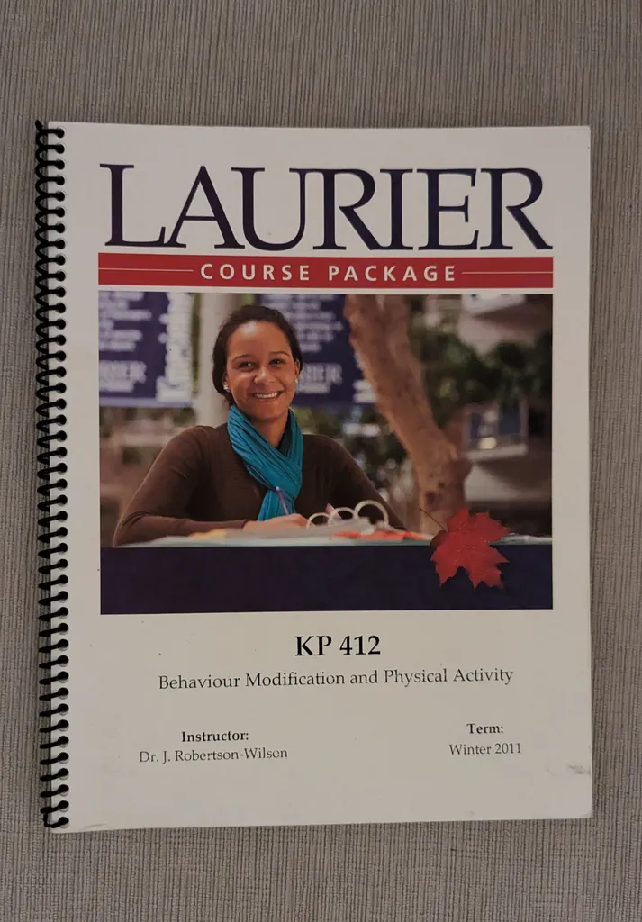 Laurier University Course Package - KP 412 photo 1