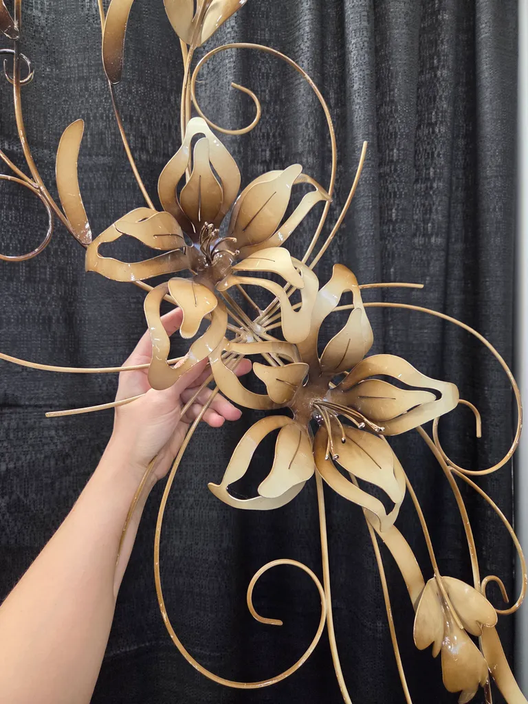 Flower metal wall decor  photo 1