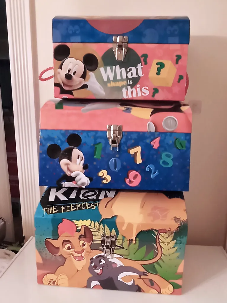 Sold-Disney treasure chests  photo 1