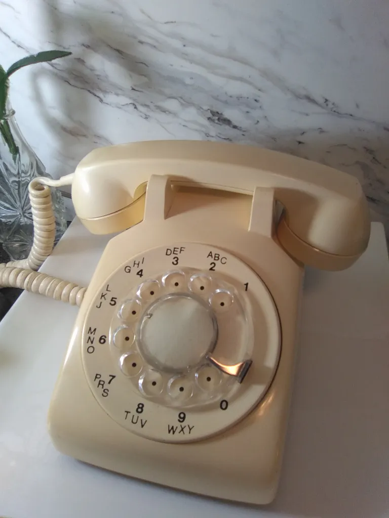  Remember this ? Vintage rotary Phone  photo 1