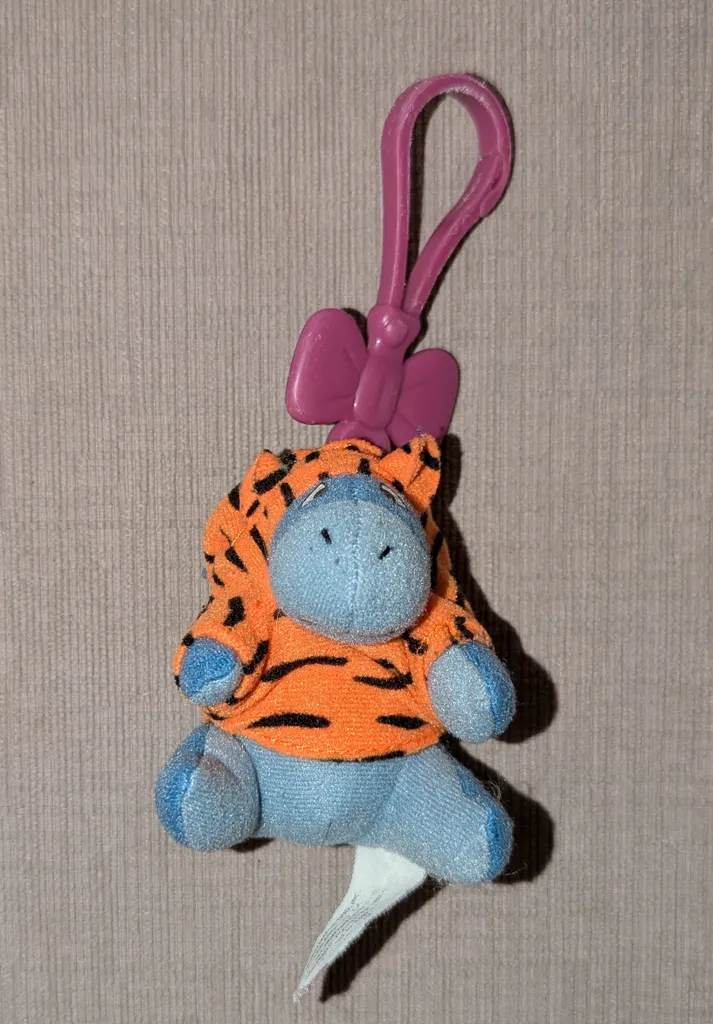 Adorable Plush Eeyore Keychain photo 1