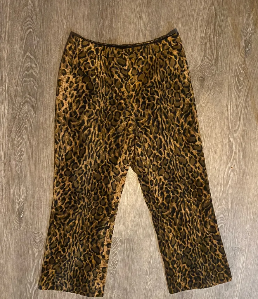 Vintage Faux Fur Pants 🐆 photo 1