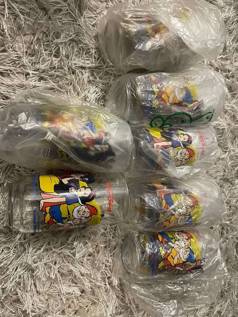 🎁 Vintage McDonald’s Disney drinking glasses. 7 available photo 1