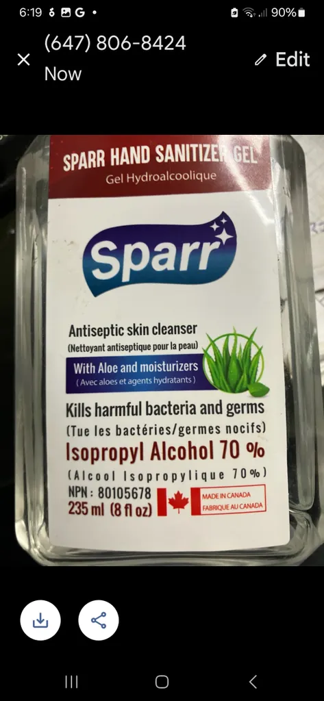 Hand sanitizer - large quantity photo 1