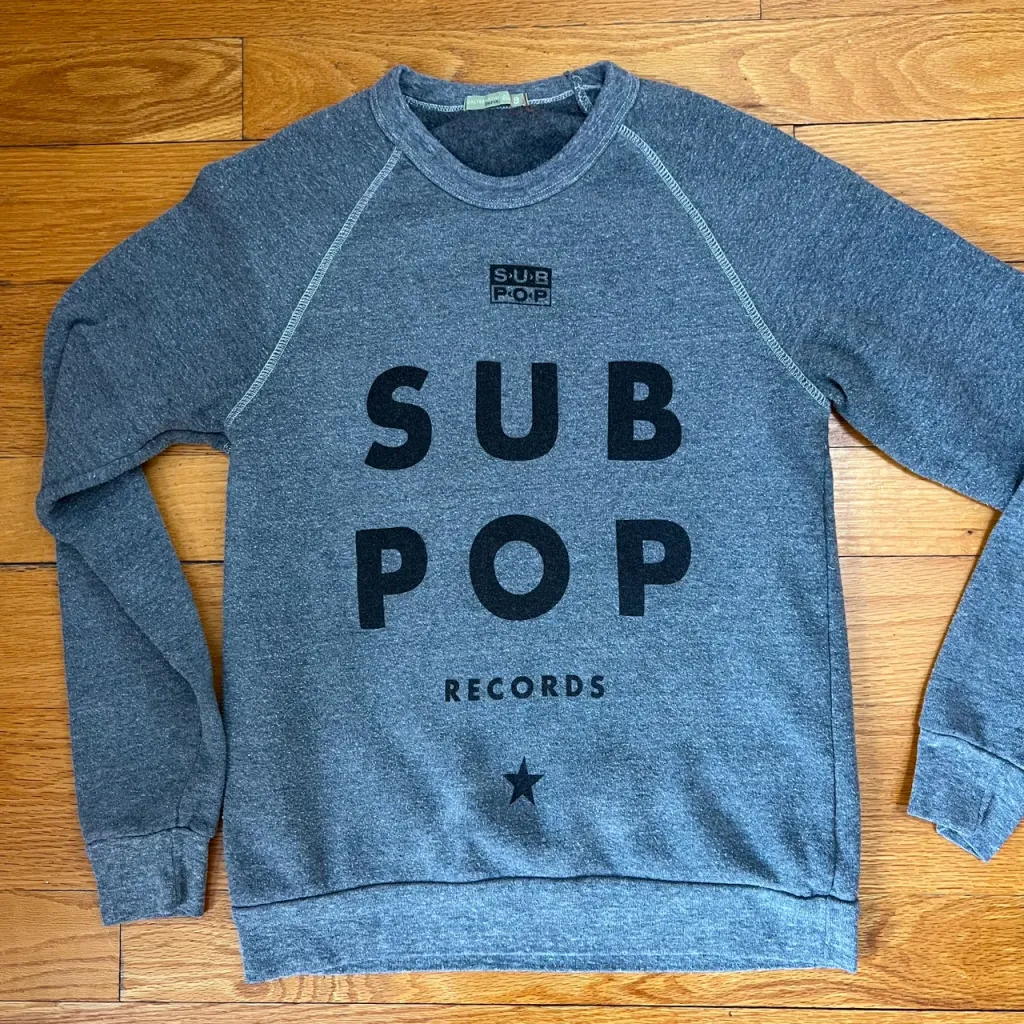 Official Sub Pop Label Sweatshirt, Alternative Earth, Small photo 1