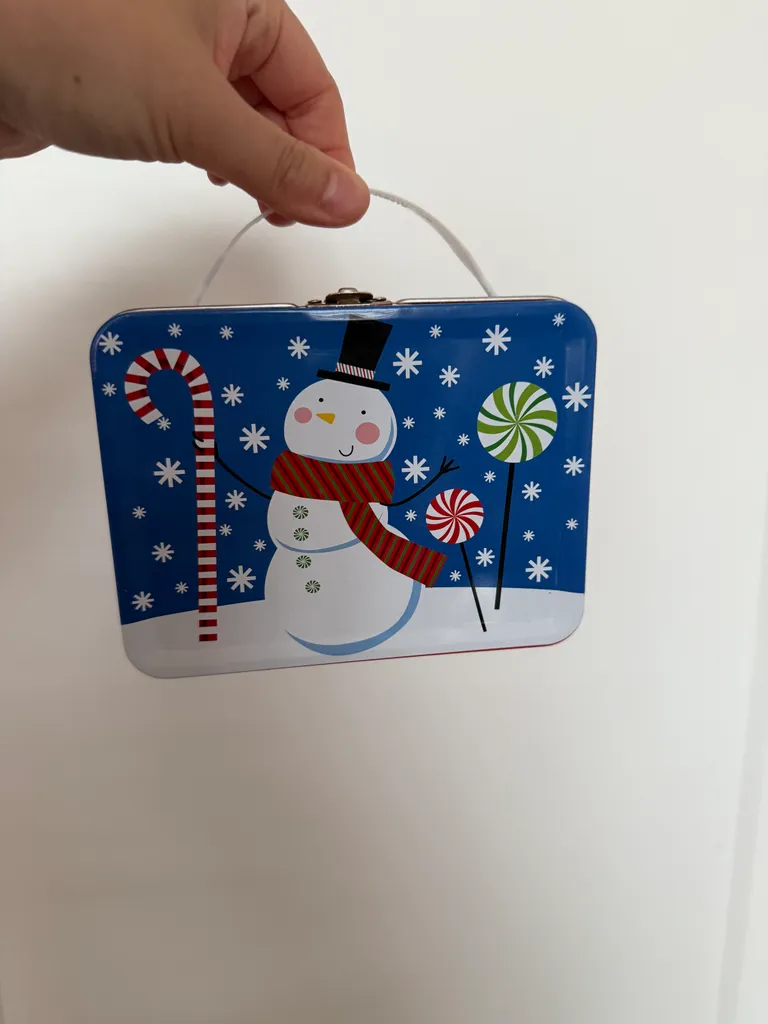 Small Winter metal storage container photo 1