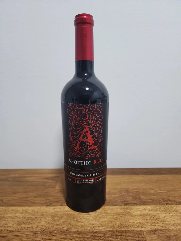 2020 Apothic Red Wine 750ml photo 1