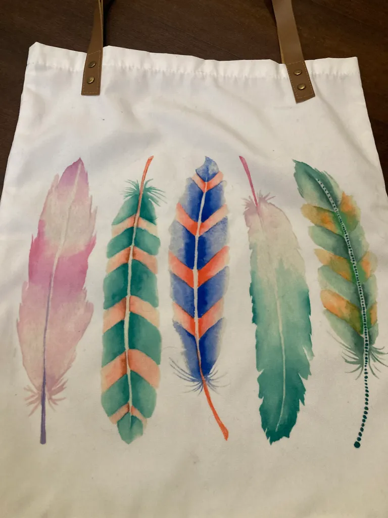 New Shoulder Bag with Feather Motif photo 1