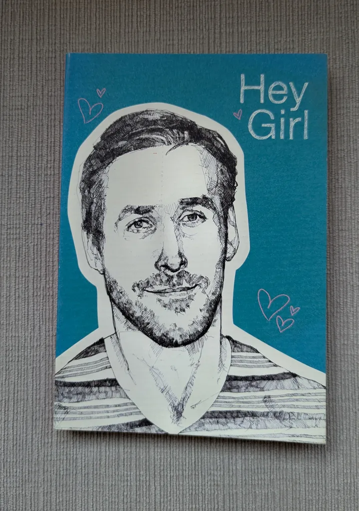 Brand New Ryan Gosling Hey Girl Notebook photo 1