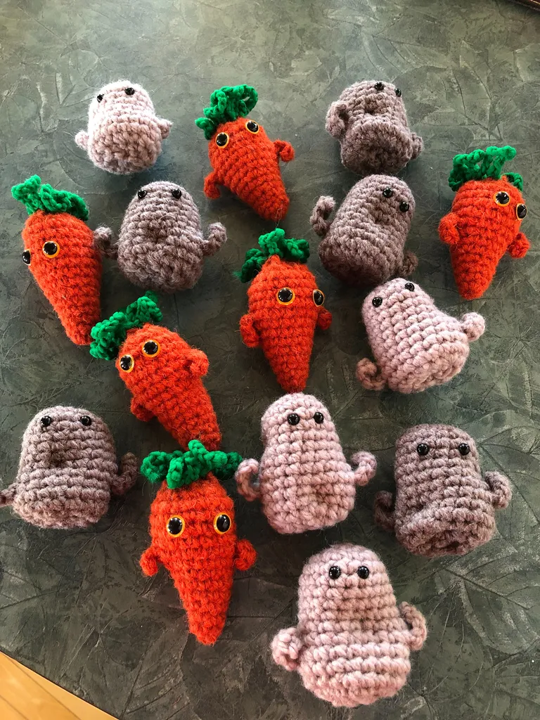 Crochet Positive Potatoes and Carrots photo 1