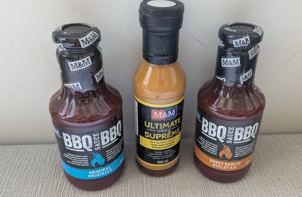Brand New M&M BBQ Sauce - Original, Honey Garlic, Supreme  photo 1