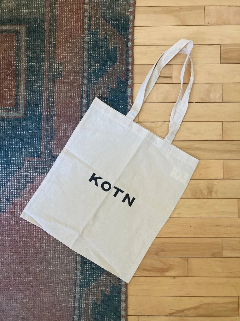 new kotn tote bag photo 1