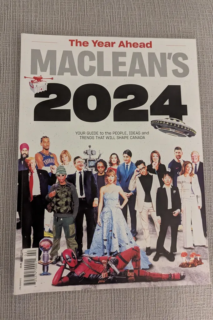 Brand New Maclean's 2024 Magazine - The Year Ahead photo 1